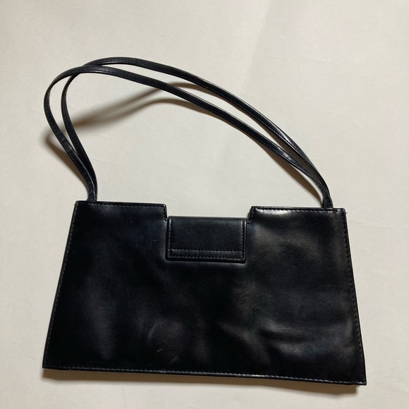 Kookai Vintage 1998 Leather Purse Minimalist Black - Picture 2 of 10